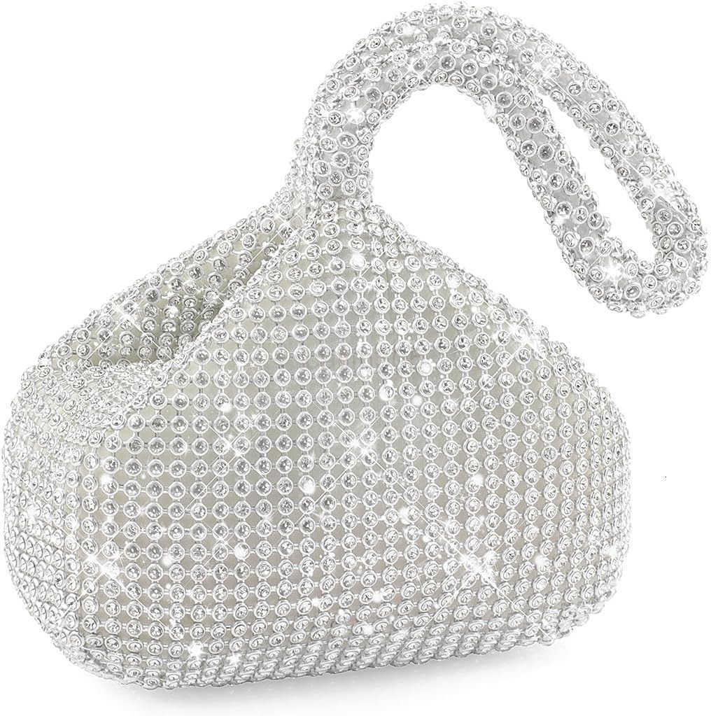 Evening Clutch Bag Women Rhinestone Clutch Bag Sparkly Glitter Purse for Prom Party Wedding Engagement Z25909