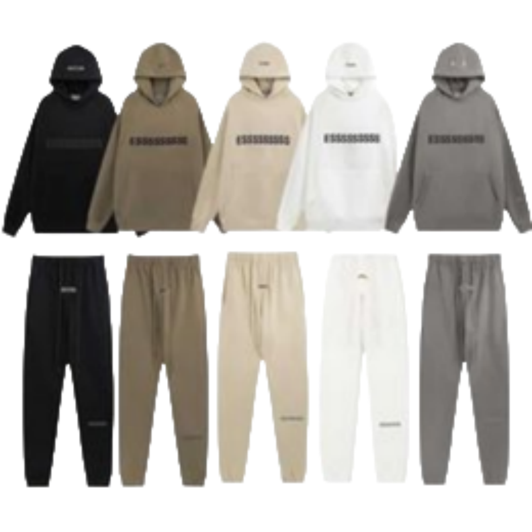 Essential Hoodie Mens Designer Baggy Hoody Casual Tracksuit Pullover Skateboard Pull Jogger Set Loose Jumper Hip Hop Sports 2025 Clothing