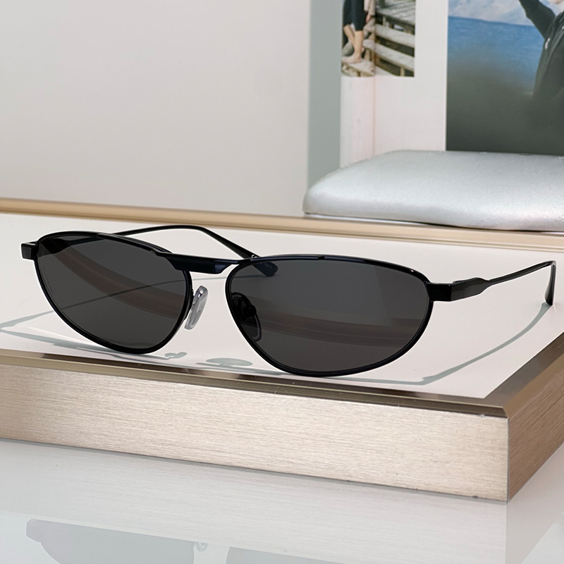 Designer Sunglasses For Women Men Fashion Metal Oval Eyewear B0417 Luxury Sunglasses Outdoor Goggles UV400 Protection Glasses With Box