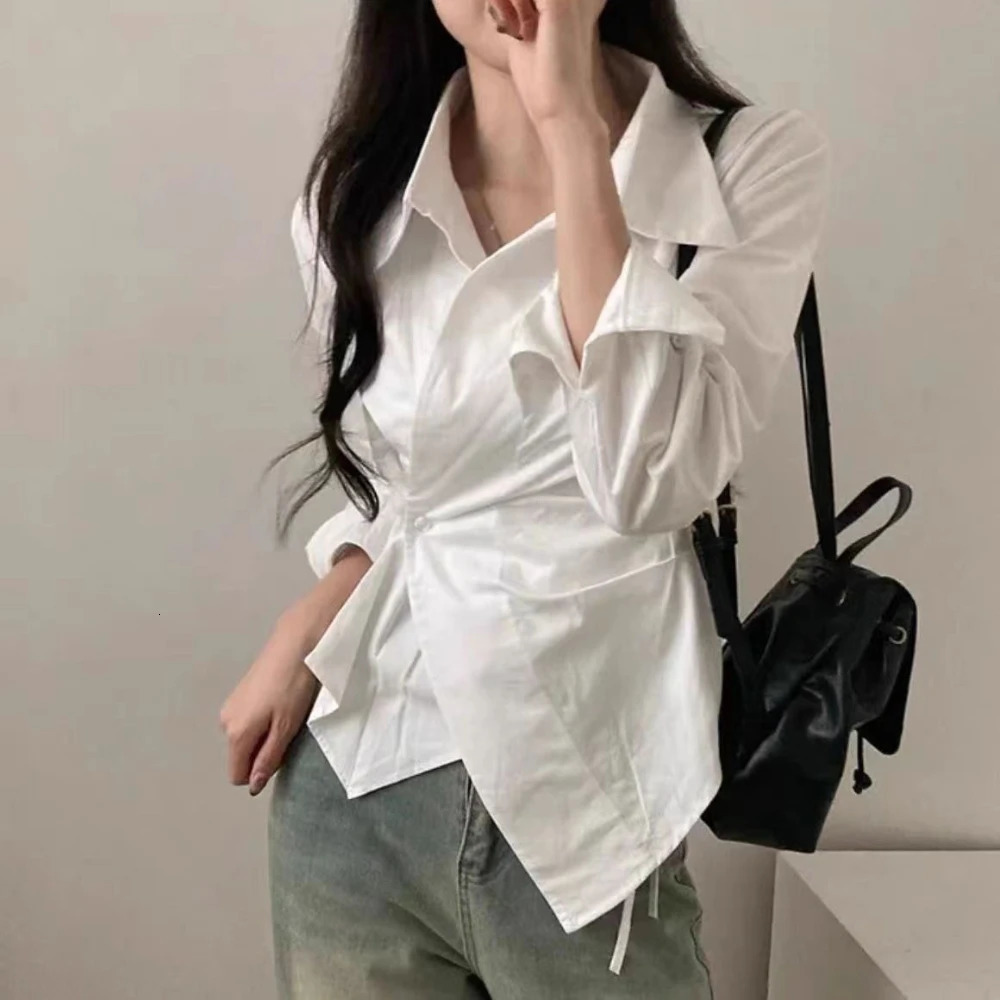 Spring Autumn Casual Striped Shirt Women Shirts Fashion Female Long Sleeve Slim Blouse Tops Office Lady Shirts 250908