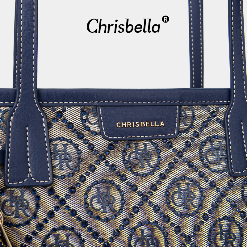 2025 Jacquard star diamond tote bag