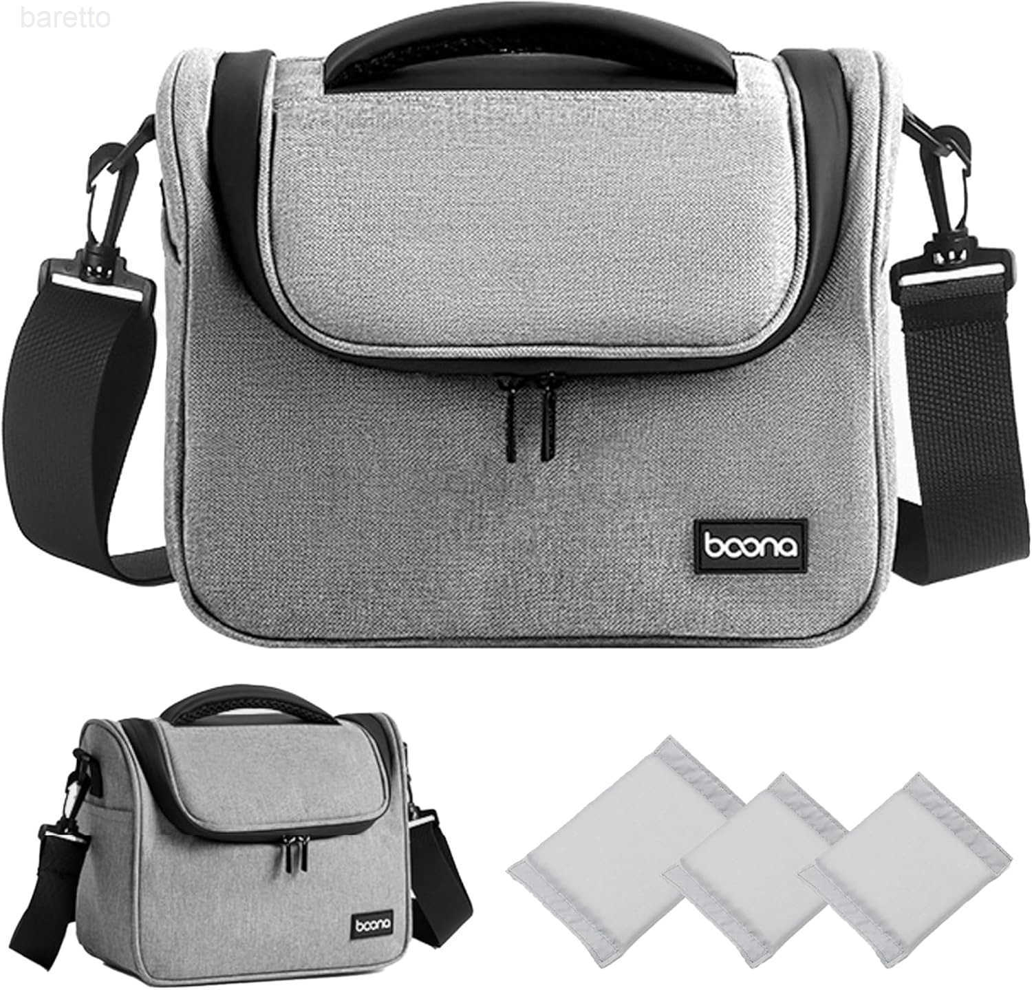 Camera Bag Single Shoulder Compact Camera Case Waterproof SLRDSLR Crossbody Bags for Photographers Compatible with CanonSonyNikonFujifilm Device Lens 