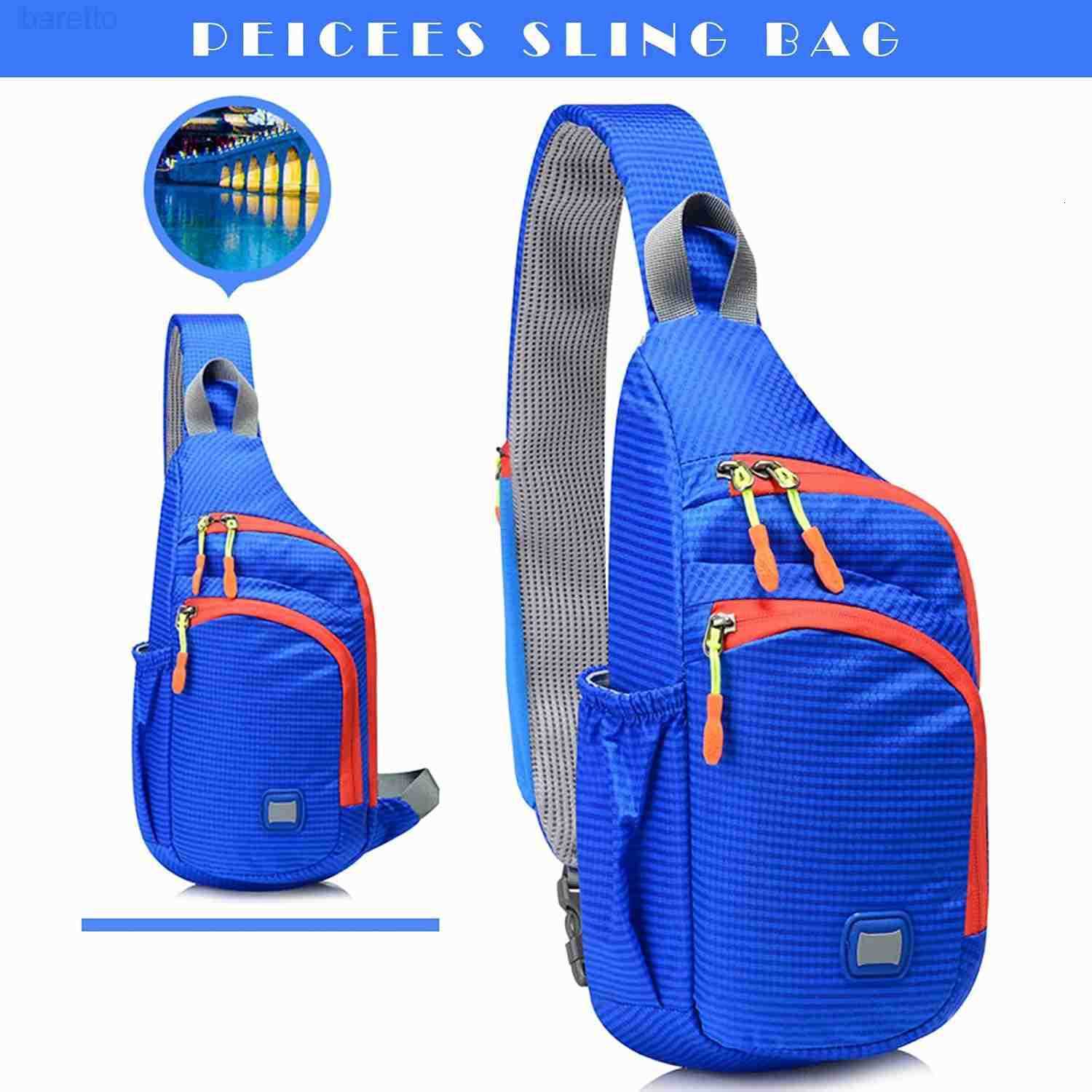 Small Sling Backpack Waterproof Unisex Shoulder Bag Chest Crossbody Daypack Z250909