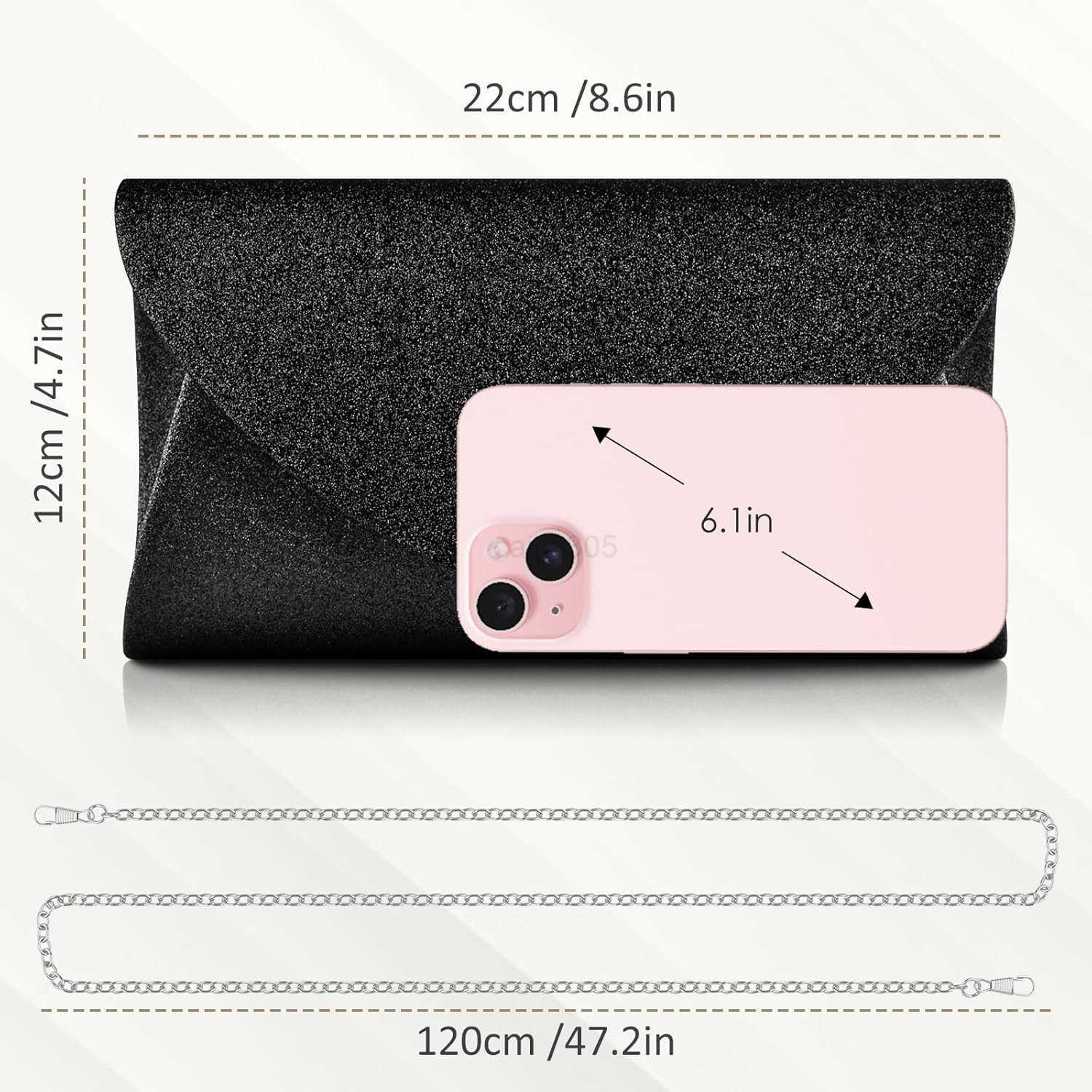Clutch Purses for Women Handbags with Chain for Women Formal Evening Bag for Wedding Party Cocktail Prom Dinner Z25909
