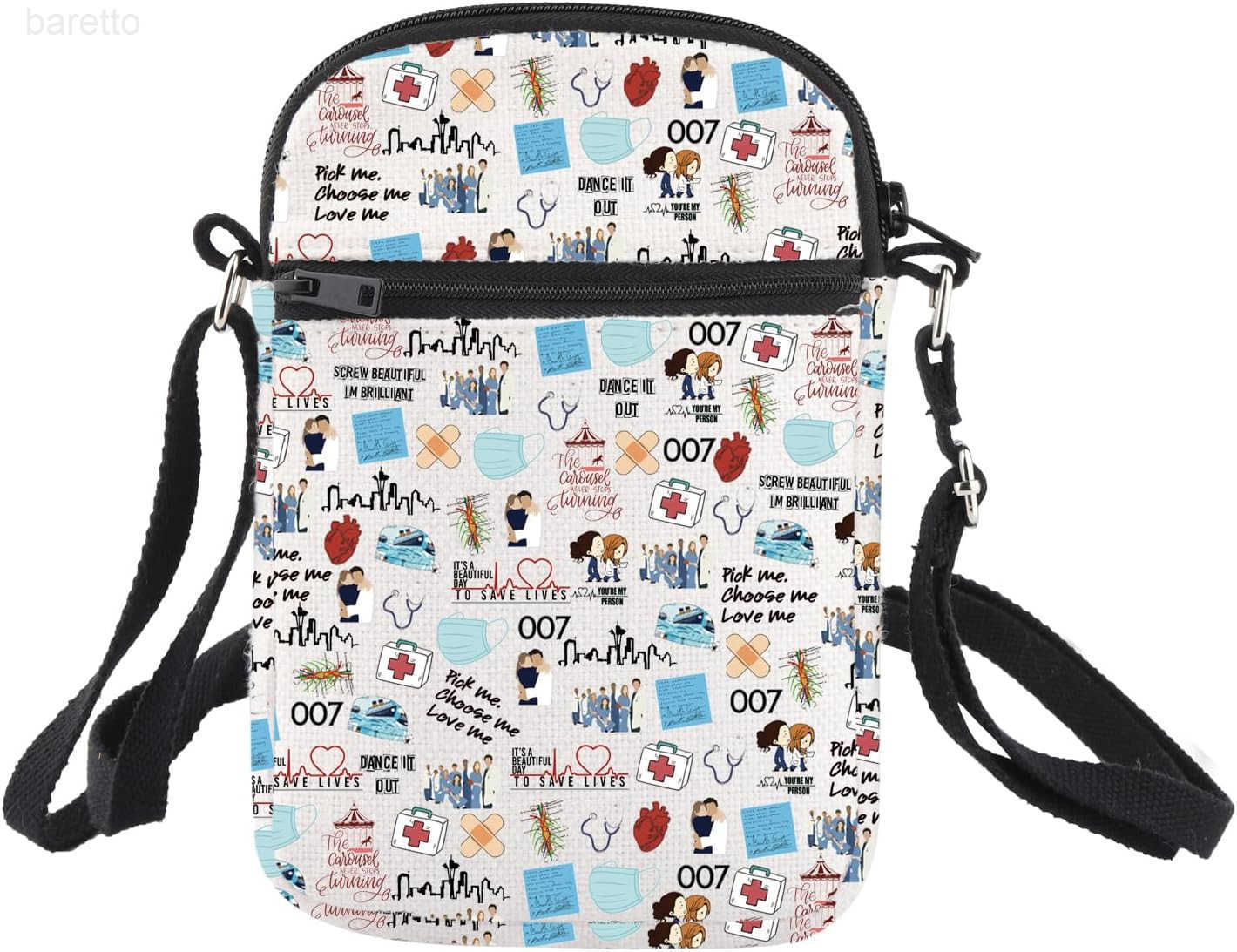 Crossbody Bag Medical Tv Show Fans Gifts Merchandise Doctor Thank You Gift Memorial Hospital Gifts Shoulder Bag Z250909