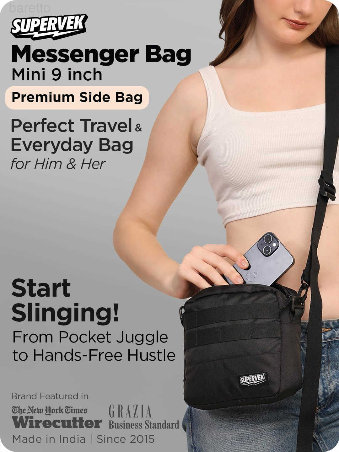 Bag for Men Women Durable Molle Tactical Webbing Crossbody Shoulder Organizer Messanger Bags Minimalist Compact Streetwear Urban Travel School Unisex 