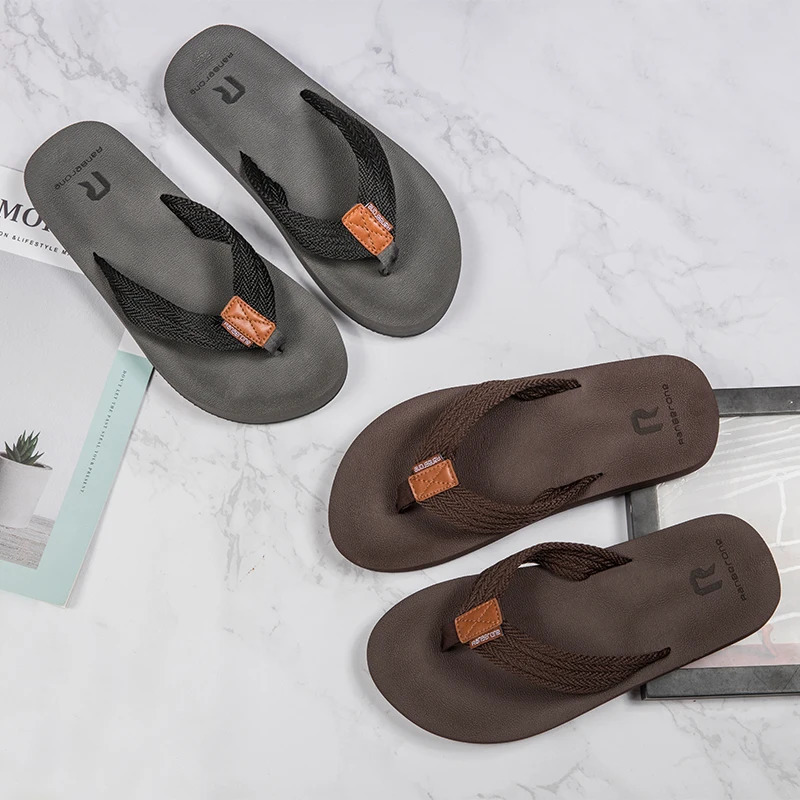 Big size 49 50 Men Flip Flops Summer Massage Slippers Casual Slides NonSlip Beach Indoor 250909