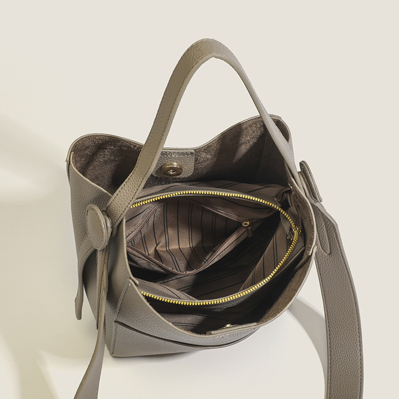 new niche design bucket bag leisure luxury bag handbag designer bag multifunctional practical texture women s crossbody bag