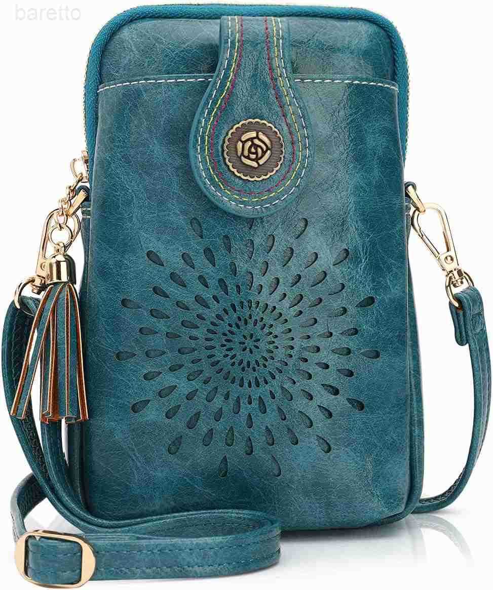 Small Crossbody Bags for Women Lightweight Vegan Leather Cell Phone Purse Cute Purses with Tassels Z250910