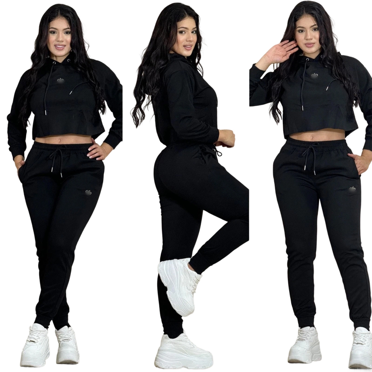 Hooded Tracksuits Women Two Piece Pants Casual Print Sweatshirt and Trousers Sets Free Ship