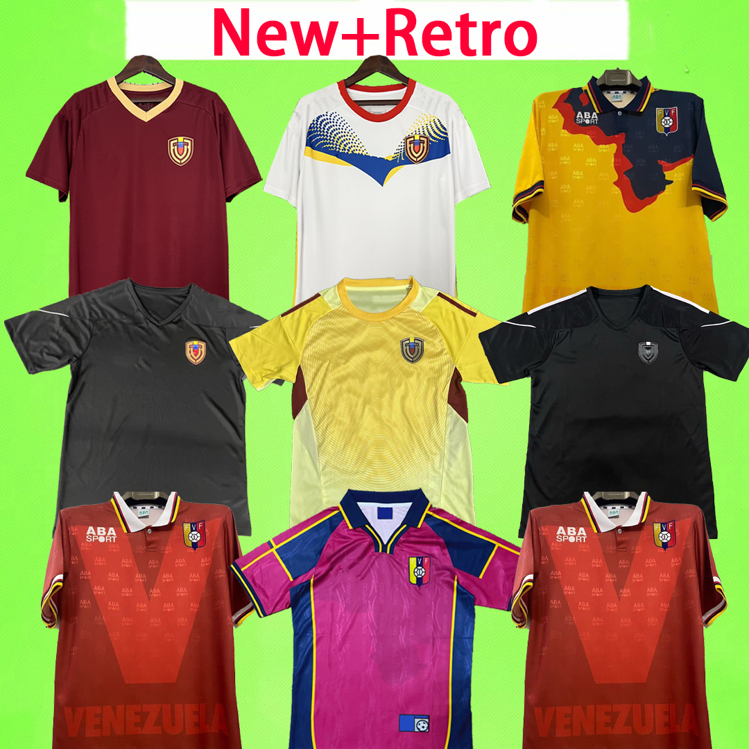 New + retro 2026 1998 2000 Venezuela Soccer Jersey Kids kit national team goalkeeper SOTELDO SOSA RINCON CORDOVA BELLO JA.MARTINEZ GK 98 00 24 25 26 football shirt boys
