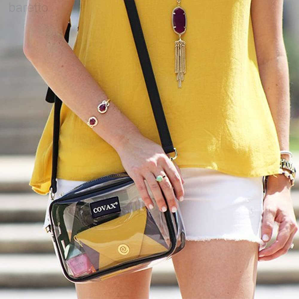Crossbody Bag Stadium Approved Clear Purse Bag for Concerts Sports Events Z250909