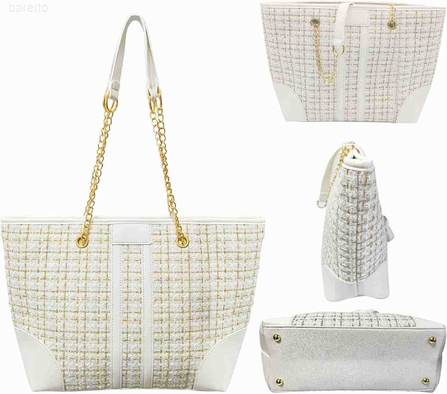 Tweed Single shoulder Bag Handbag and Purse Fashion Ladies Chain Quilted Crossbody Bag Evening Bag Clutch Z250909
