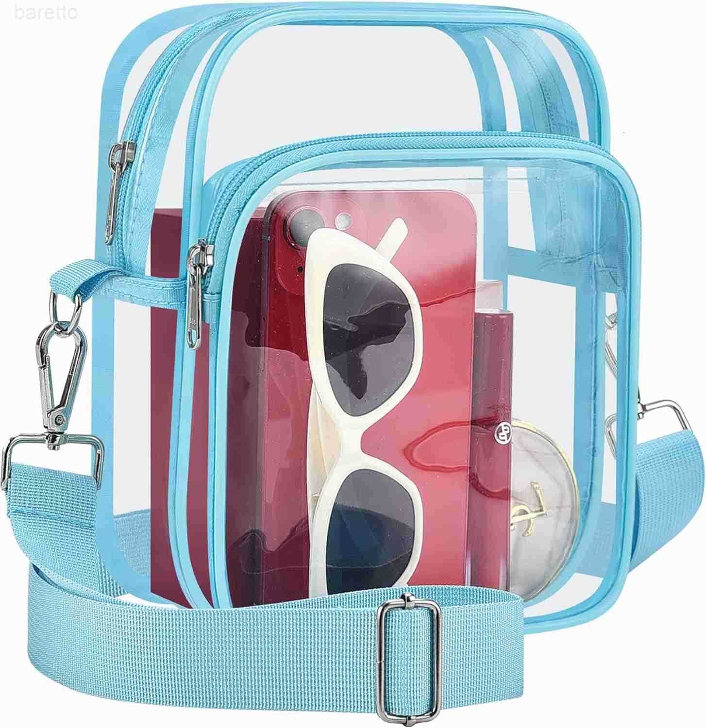 Clear Bag for Stadium Events Clear Purse with Removable Strap Transparent Bag for Sports Concert and Festivals Z250909
