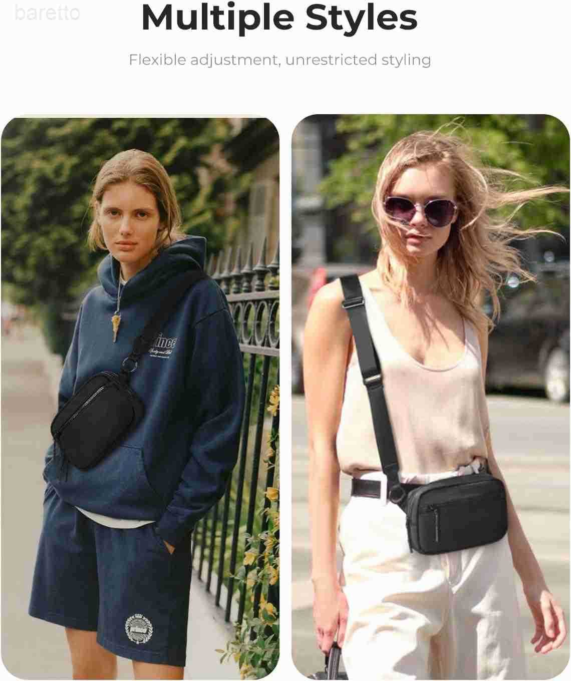Small Nylon Crossbody Bags for Women and Men Mini Crossbody Purse for Workout Travel with Adjustable Strap Card Slots Z250909