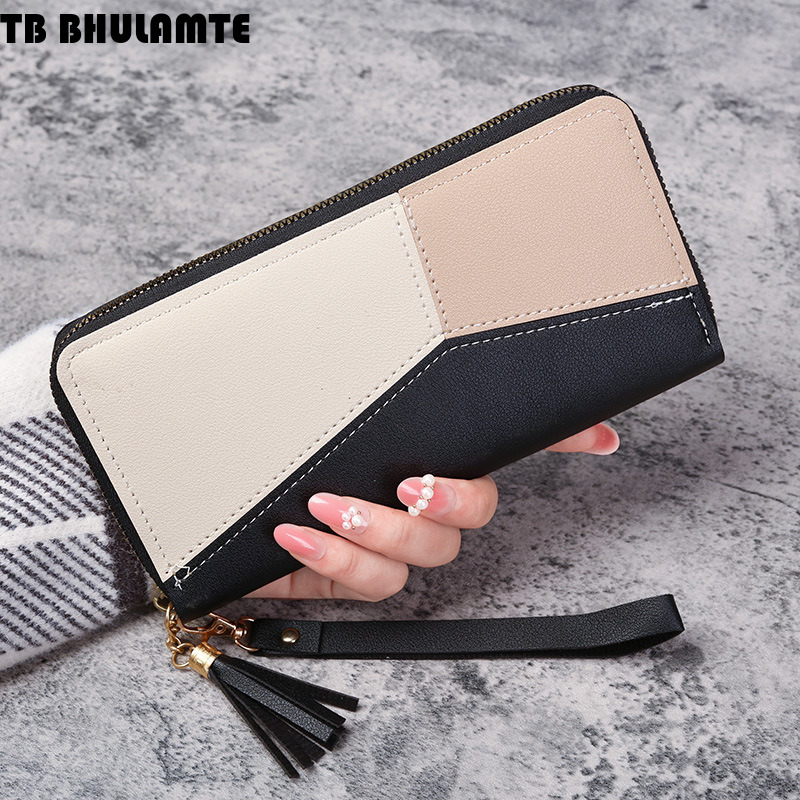 TB BHULAMTE Designer Luxury Bag Wallet 2025 Korean Version New Style Women's Long Zipper Wallet Multi-functional Versatile Large Capacity Phone A