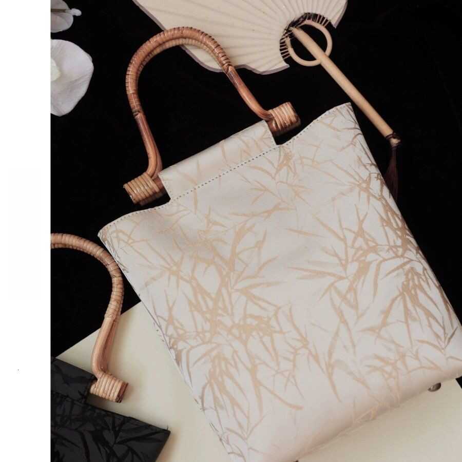 New Retro Chinese Bamboo Handbag Luxury Bag Cheongsam Bag Large Capacity leisure Shoulder Bag Designer Bag Multi functional Crossbody Bag