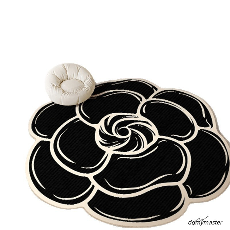 Irregular Living Room Carpet Makeup Table Highend Bedroom Dressing Cloakroom Chair Stool Bedside Round Floor Mat W250711
