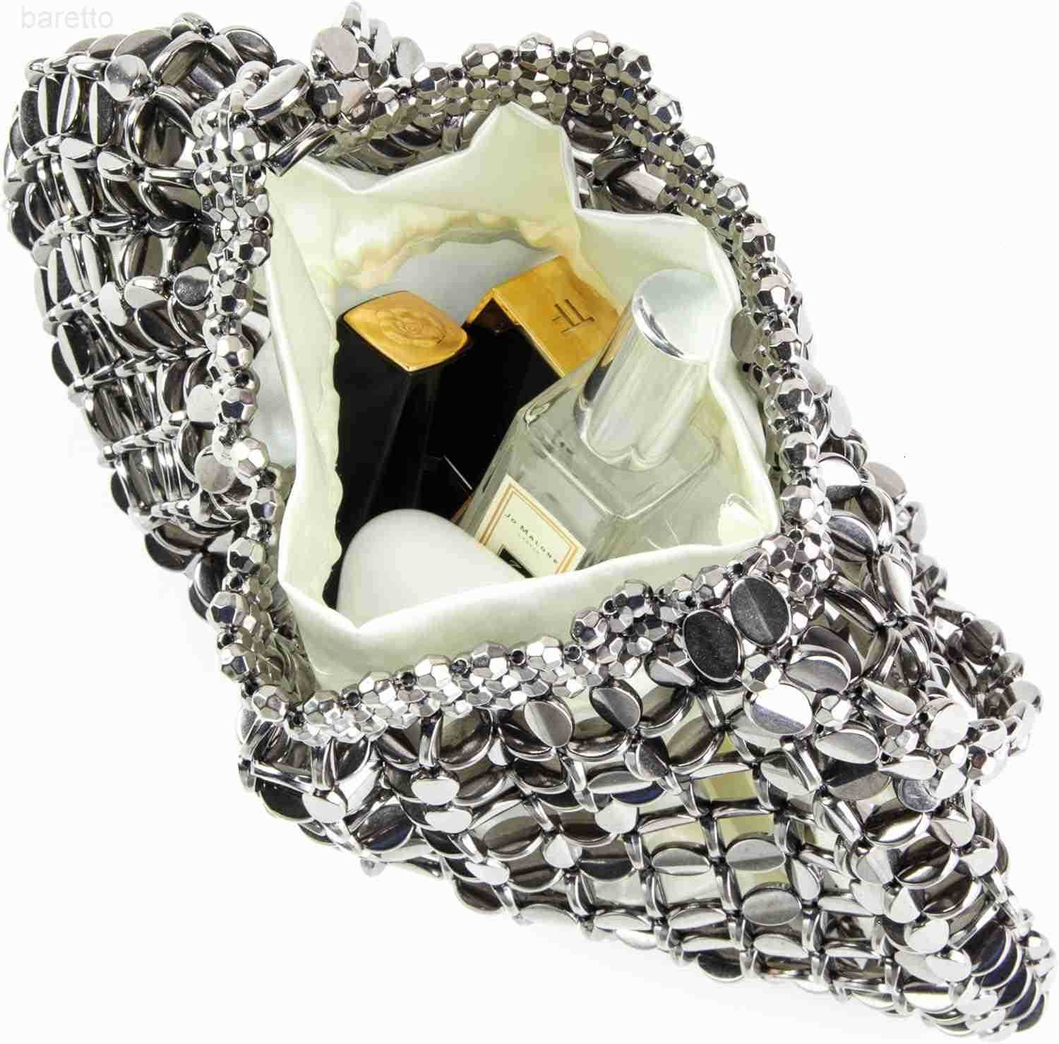 Bead Sequin Shoulder Bag Acrylic Beaded Fashion Purse with Lining Elegant SingleStrap Bag for Evening Z250909