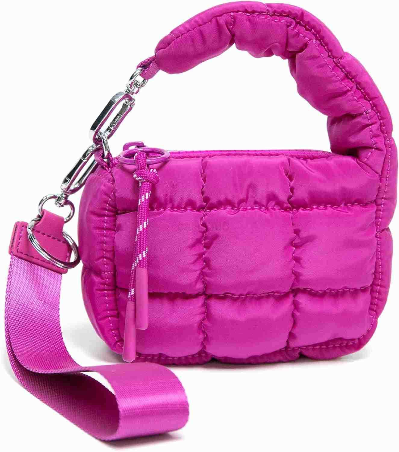 Quilted Wristlet Bag for Women Puffer HandbagsEvening BagsCharm Lipstick BagCute bag Charm for Gift Z25909