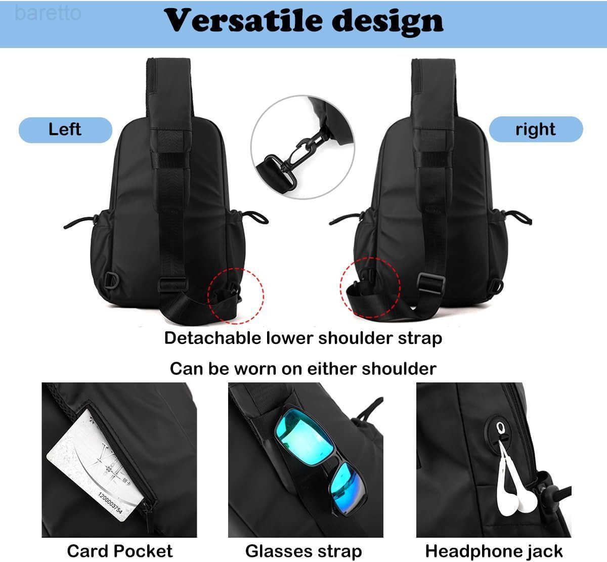 Inch Tablet Backpack Stylish Single Shoulder 12L Ergonomic Shoulder Strap Simple Messenger Small Bag Suitable for Outdoors Night Cycling Backpacks for
