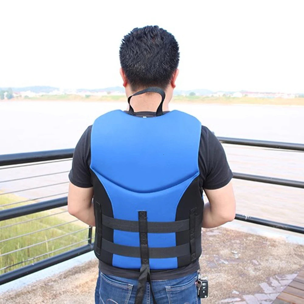 Neoprene Life Jackets for Adults Water Sport Floating Vest Kayak Buoyancy Aid Sailing Boating Super Rescue 250908