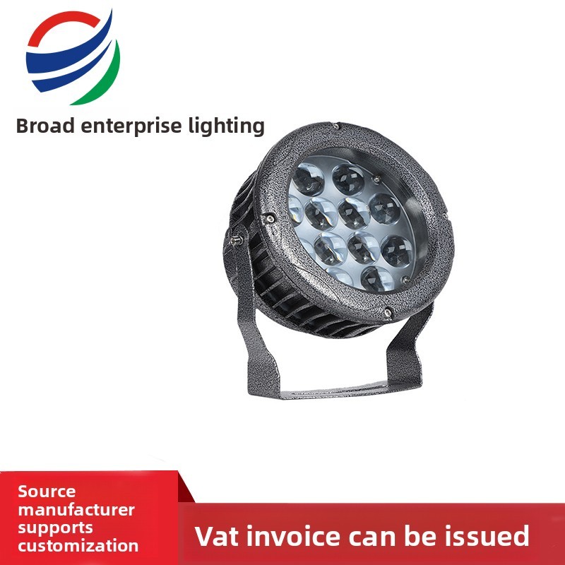 High - Intensity LED Spotlight, Durable Aluminum Build, Ideal for Indoor and Outdoor Lighting