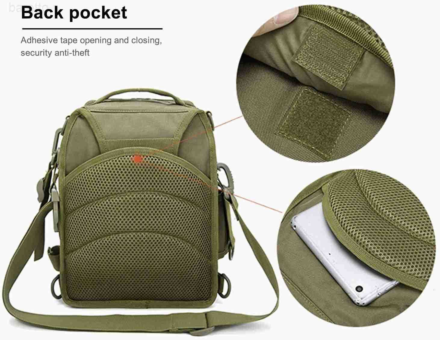 Gear Backpack Tackle Bag Multifunctional WaterResistant Single Shoulder Z250909