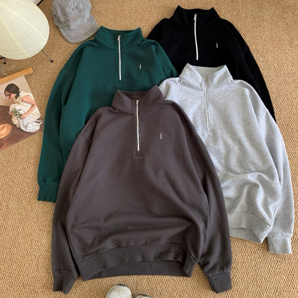 A98 Women Zipper Sports Sweater Casual Loose Versatile Sweatshirt Sweatpant Outdoor Jacket Sportswear Cardigan Autumn Outfits For Woman