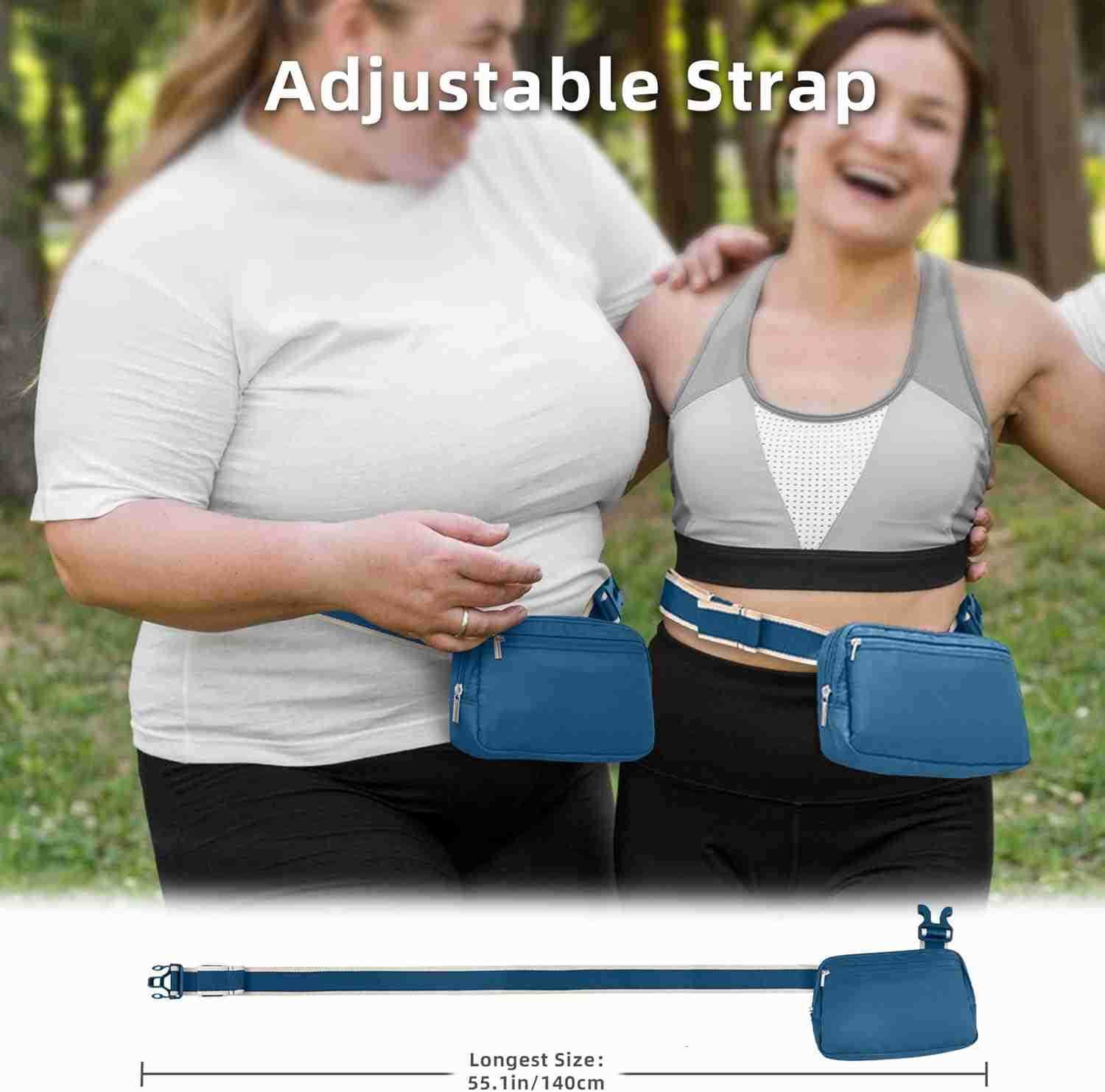 Fanny Pack Belt Bag Small Sling Crossbody Bags for Women Men Trendy Fashion Waist Packs Everywhere Hip Bum Bag Over the Shoulder with Adjustable Strap