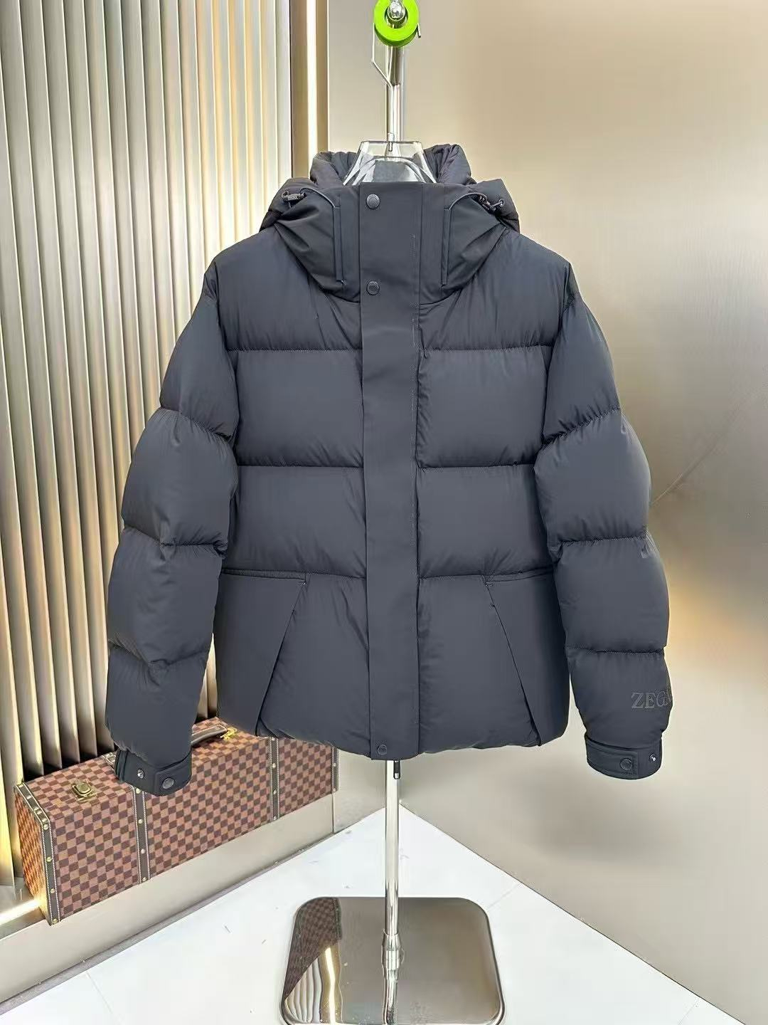 ZZ Designer Collection Luxury Brand Mens Hooded Down Jacket 2025 Original Version New Edition