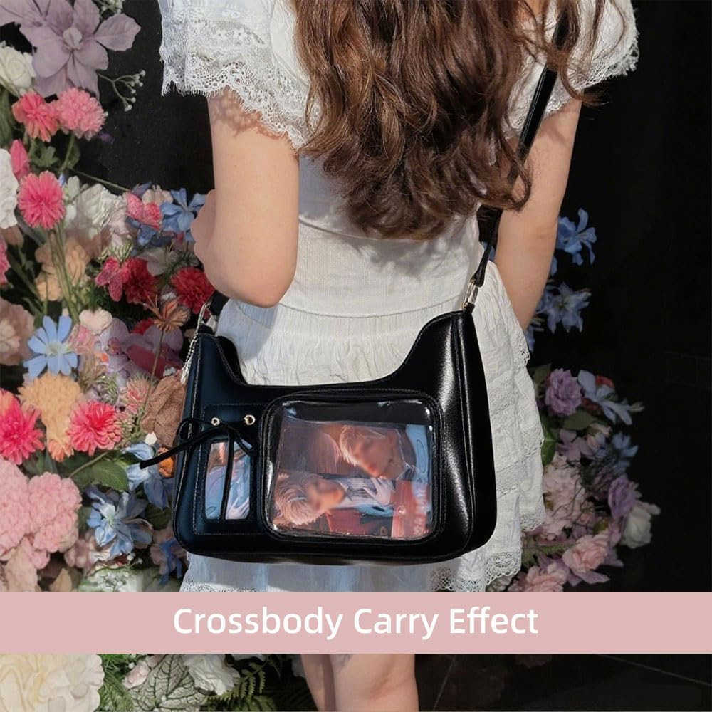 Ita Bag Doll Display Ita bag Crossbody Single Shoulder PU Leather Bags for Badge Button Merchandise Fandom Goods Dolls Plush Toys Display Z250909