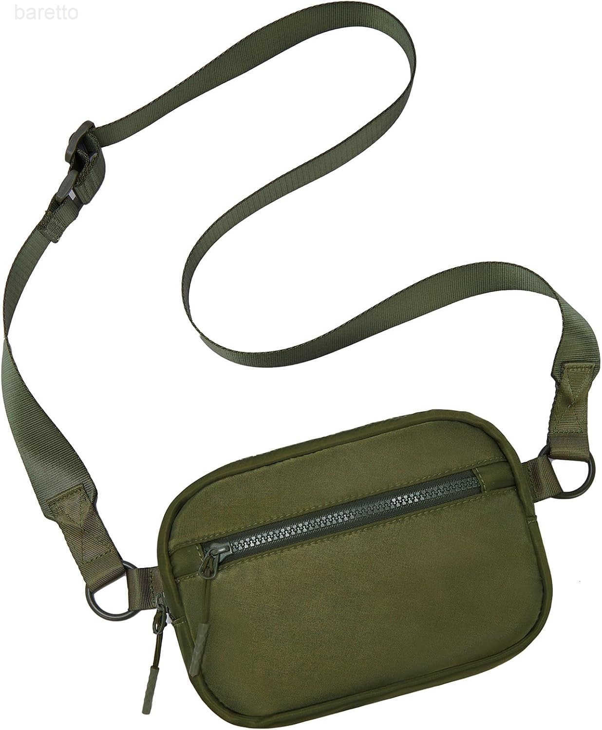 Small Nylon Crossbody Bags for Women and Men Mini Crossbody Purse for Workout Travel with Adjustable Strap Card Slots Z250909