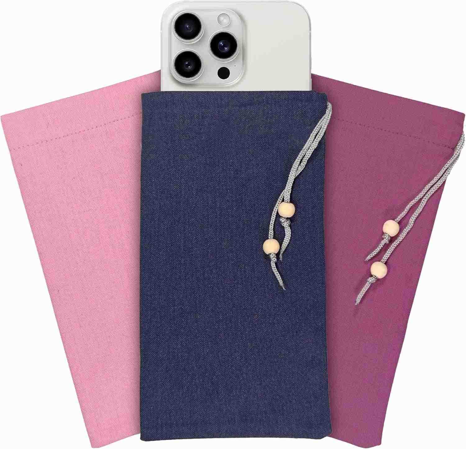 Cell Phone Sleeve fo Phone Pouch HighShield EMF Blocking Pouch 100 Silver Fibers forDigital Security Signal Blocking AntiEMP Radiation Bag for Privacy