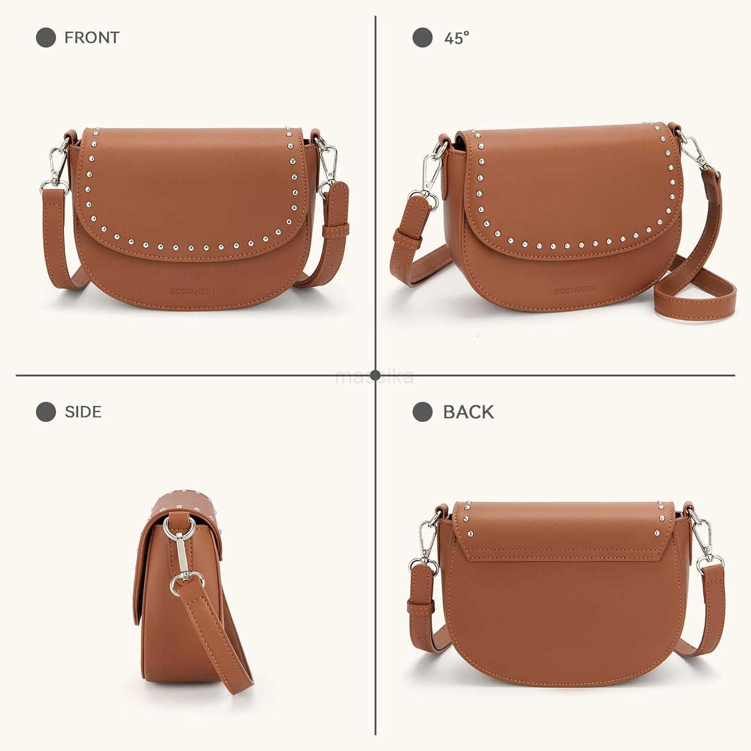 Crossbody Bags for Women Vegan Leather Purses Quilted Shoulder Handbags with Adjustable Shoulder Strap M250909