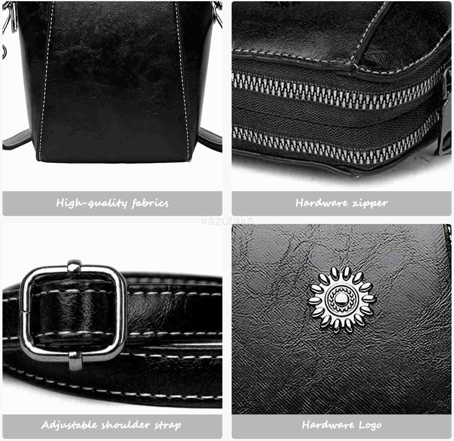 Retro Messenger Bag Leather Vertical Mini Mobile Phone Bag Ladies Versatile Shoulder And Messenger Bag Black Z250910