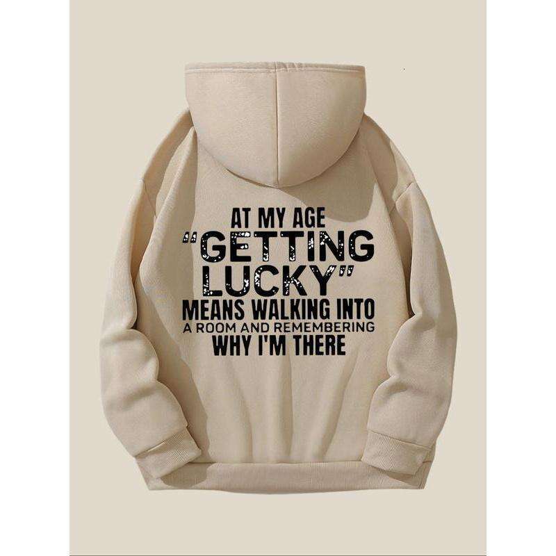 Women's Let Print Drop Shoulder Drawstring Hoodie, Fashion Casual Kangaroo Pocket Hooded Sweatshirt Daily Holiday Outdoor Wear, Women Clothing fo