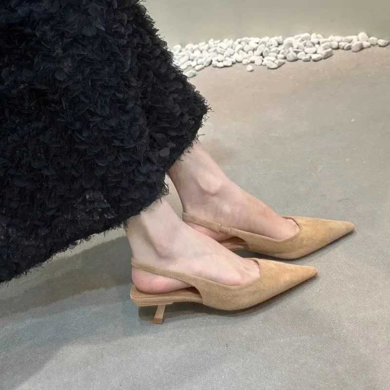 2025 Fashion Womens Shoes Laceup Cuff Womens High Heels Hot Sale Shallow Office and Career New Solid Toe Cap Sandals Zapatos W250910