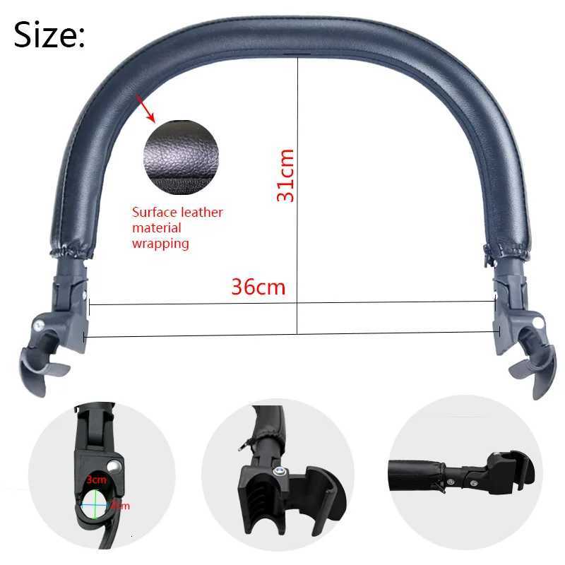 Baby Stroller Footboard Leather Cloth Material Handle Bar Stroller Accessories For Babyyoya Babytime Pram Bumper W250910