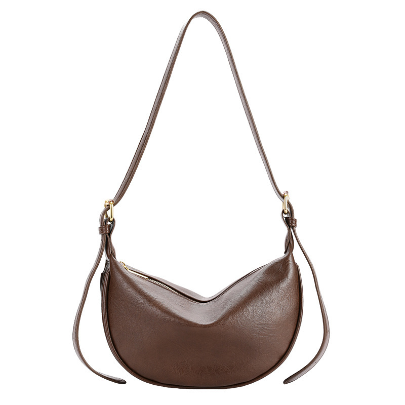 Free shipping designer Korean Style Soft Leather Texture Niche Casual Shoulder Bag Underarm Bag Women Fashion High-end Versatile Casual Crossbody Bag 