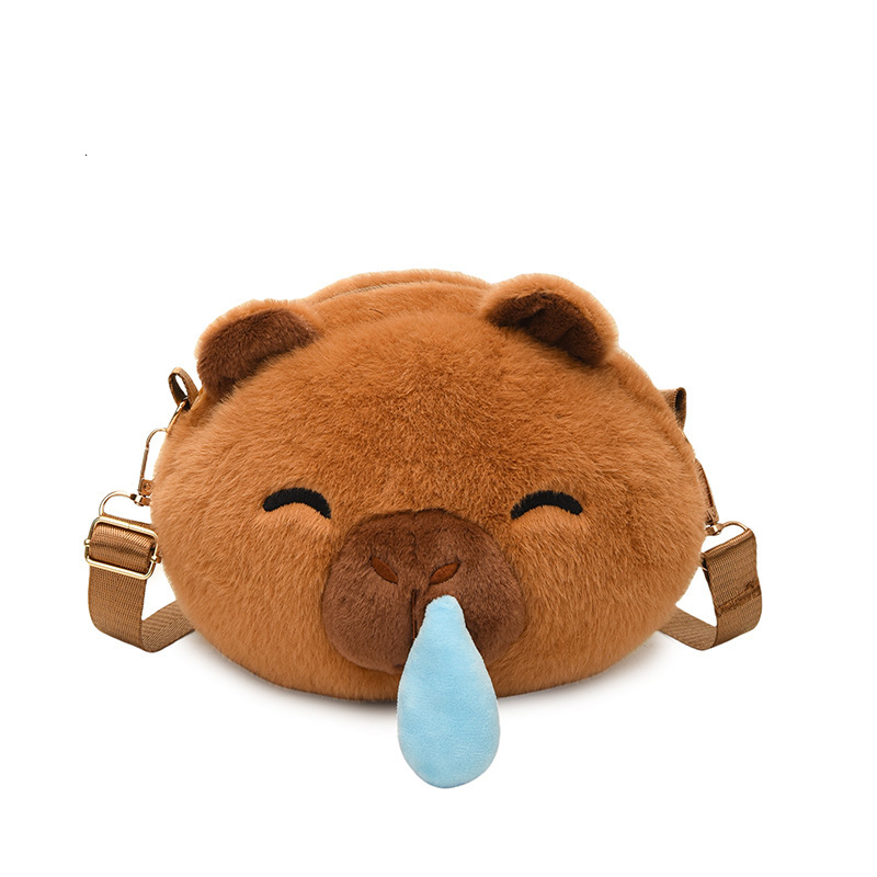 2025 Autumn New Cartoon Plush Bag with Japanese Versatile Style, Unique Design, Cute and Personalized Women's Shoulder Bag, Designer Bag