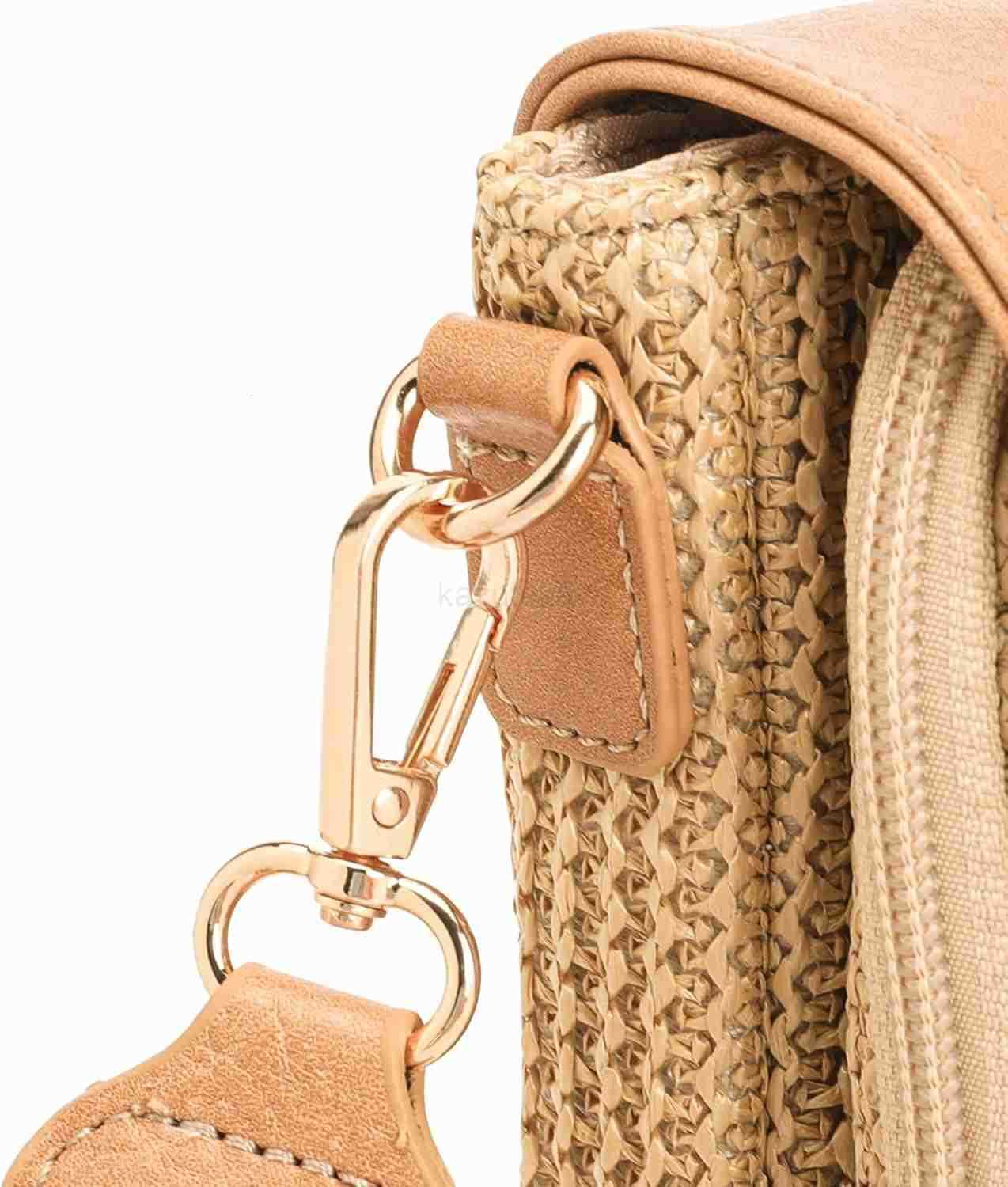 Blocking Summer Straw Purses for Women 2025 Small Crossbody Bags Cell Phone Wallet Purse for Travel Beach Z250910