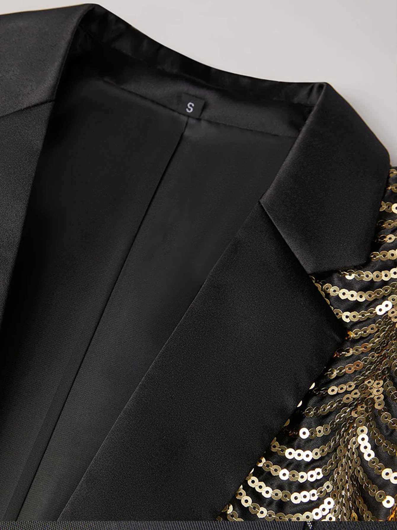 New 2025 Mens Wedding Party Blazer Suits Jackets Wave Sequins Shiny Casual Trend Suits Male Luxury Fashion Jacket Suit for Men W250910