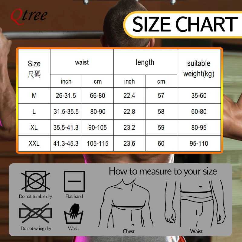 Qtree Men Body Shaper Waist Tummy Control Compression Shirts Weight Loss Slimming Underwear Seamless Abdomen Fitness W250910