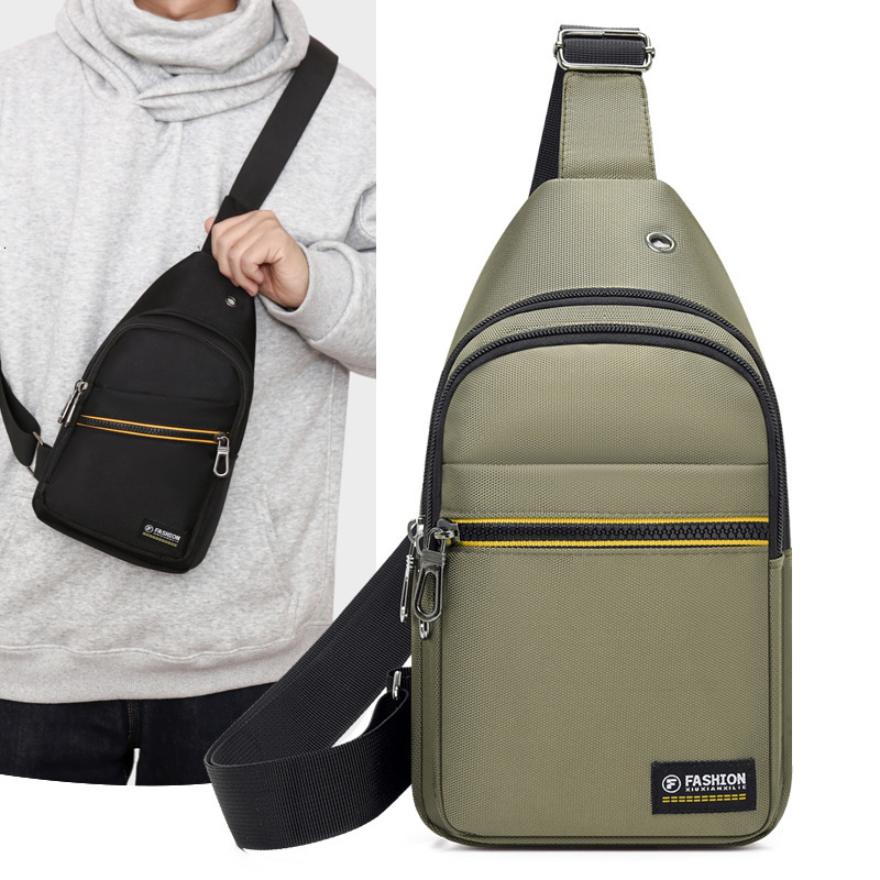 Men S Chest Bag Free Shipping New Luxury Bag Business Commuter Single Shoulder Bag Lightweight Casual Versatile Crossbody Designer Bag Bag Outdoor Han