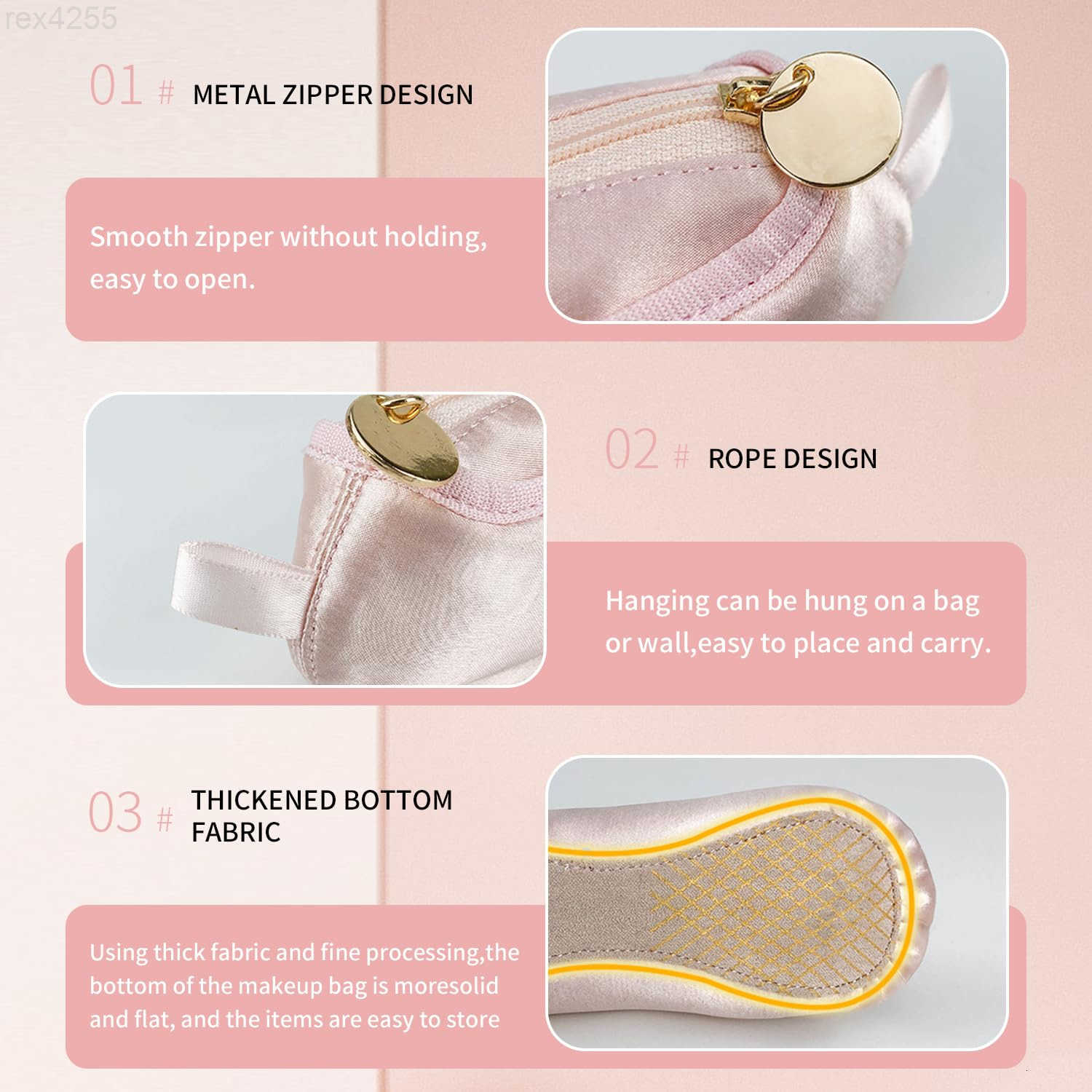 Makeup Ballet Bag Cute Cosmetic Bag Dance Recital Gifts for Girls Ballet Shoe Pencil Case Small Cosmetic Bag Bow Mini Dance Bag for Girls Makeup Brush