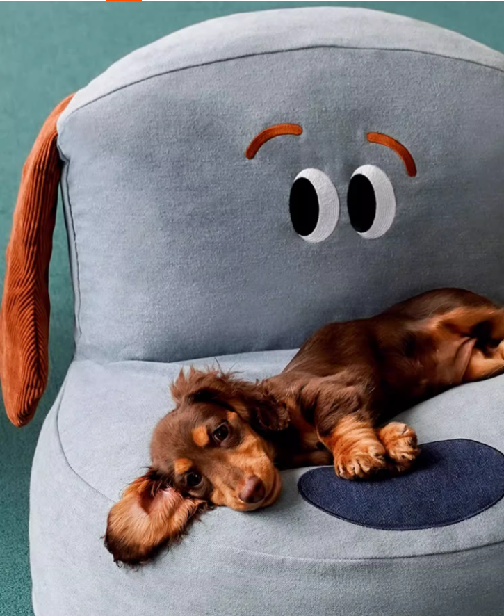 Stylish & Functional Puppy Kennel Couch: Easy-to-Clean Portable Home for Furry Friends
