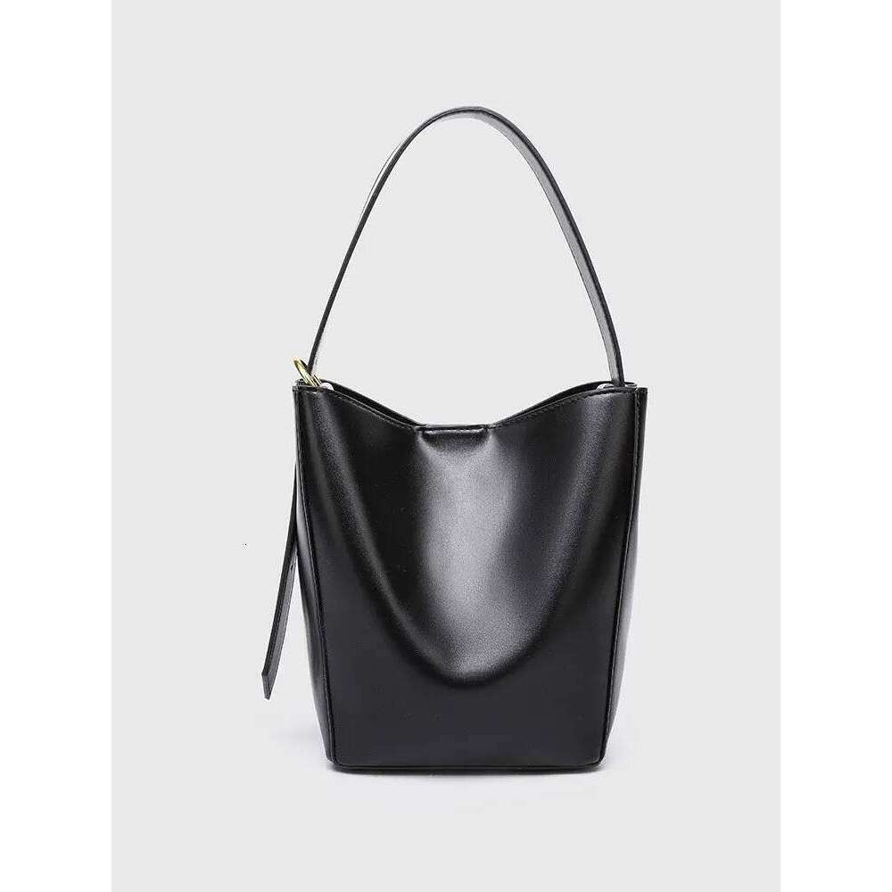 Fashion Retro Bucket High Quality PU Leather Tote Women's Handbag Casual Shoulder Bag Shopping Crossbody Female Purse