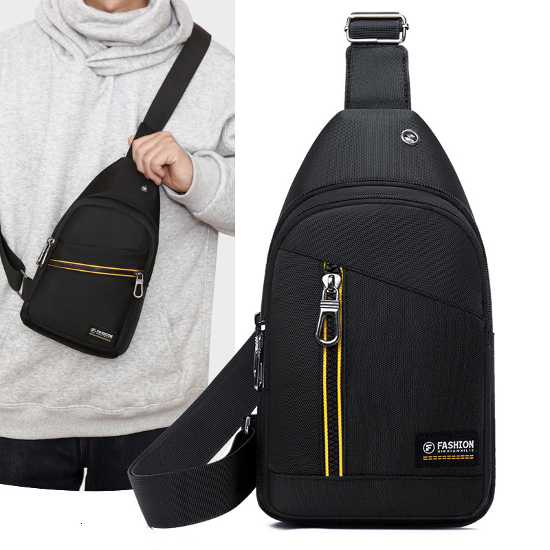 Foreign Trade Large Capacity Designer Bag Men S Luxury Bag Chest Bag New Simple Fashion Single Shoulder Bag Lightweight Casual Versatile Crossbody Fre