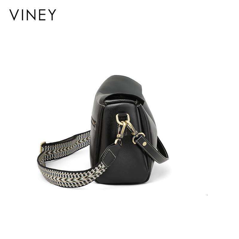VINEY Ladies 2025 New Messenger Women's Large Capacity High-Grade Genuine Leather Shoulder Pillow Bag